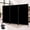 Black, variant on 6FT Folding Privacy Screen, 3-Panel Partition Room Divider with Freestanding Design, Portable Fabric Panel for Home Office Dorm School in Cream Color