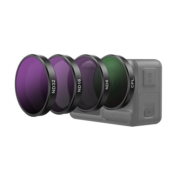 Kit de filtros de lentes TELESIN para DJI Osmo Action 3/4/5 Pro