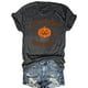 thumbnail image 2 of Camiseta Con Estampado De Calabaza Y Letras De Halloween, Camiseta Informal De Manga Corta Para Primavera Y Verano, Ropa De Mujer, 2 of 4