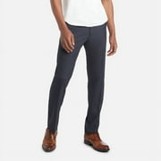 Kenneth Cole Mens Slim fit Dress Pants 34 / 34 Navy Blue Solid Stretch