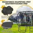 thumbnail image 2 of SENCHO GINSYTALIOR Tranpoline for Kids and Adults, 12FT Tranpoline with Curved Poles Reinforced Enclosure & Safety Net, Heavy Duty Tranpolines Outdoor Recreational Tranpolines, 2 of 7