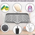 thumbnail image 5 of MEKBOK Kitchen Soap Tray, Silicone Sponge Holder for Bathroom Counter Sink Dish Bottle,Dishwashing Accessories（Grey）, 5 of 7