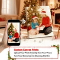 thumbnail image 6 of Christmas Custom Canvas Print - 12"x16" Festive Photo Art with Sturdy Wooden Frame (Please send photos to customer service after placing an order), 6 of 8