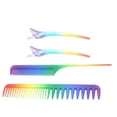 thumbnail image 4 of Peine de peluquería, peine para peinar el cabello, clip de pico de pato, juego de peine para cortar el cabello, parte superior de la línea, 4 of 9