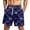 Coffee, variant on Satingcolo Men's Hawaiian Beach Shorts Elastic Mid Waist Drawstring Athletic Shorts Lightweight Summer Casual Trunks with Pocket Watermelon Red M