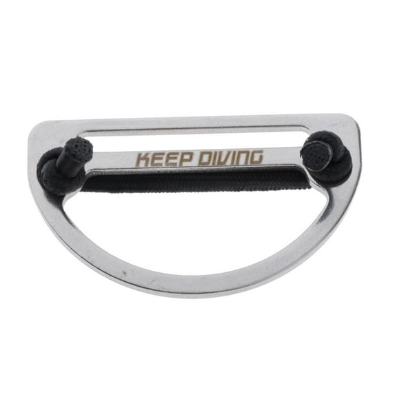 Diving Weight Belt Metal Slide Keeper '' Width Webbing Strap Stopper