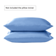 thumbnail image 1 of Funda de almohada Funda de almohada transpirable Funda de cojín para la cabeza de tela Funda de almohada de color sólido para cama, Azul claro Eigraketly HA003270-08, 1 of 7