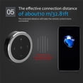 thumbnail image 4 of Transemion Wireless Car Media Steering Wheel Remote Control Music Streaming Black Black 36x36x8.5mm 1Set, 4 of 6