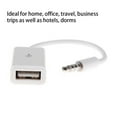 thumbnail image 4 of Car Audio Cable USB to 3.55mm U Disk CD Player Converter Wire Line Cord Portable Hotel Electric Equipment Conversion Connector, 4 of 6