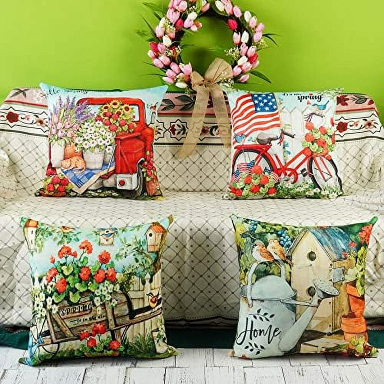 Bicycle throw pillows hotsell