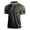Army Green, variant on Men's Short Sleeve Polo Shirt with Button Closure Raglan Sleeve Design Lightweight Breathable Fabric Athletic Top Gray XL