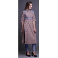 thumbnail image 3 of Bimba Viscose Santoon Kurta Summer Tunic Printed Straight KurtisForWomen, 3 of 5