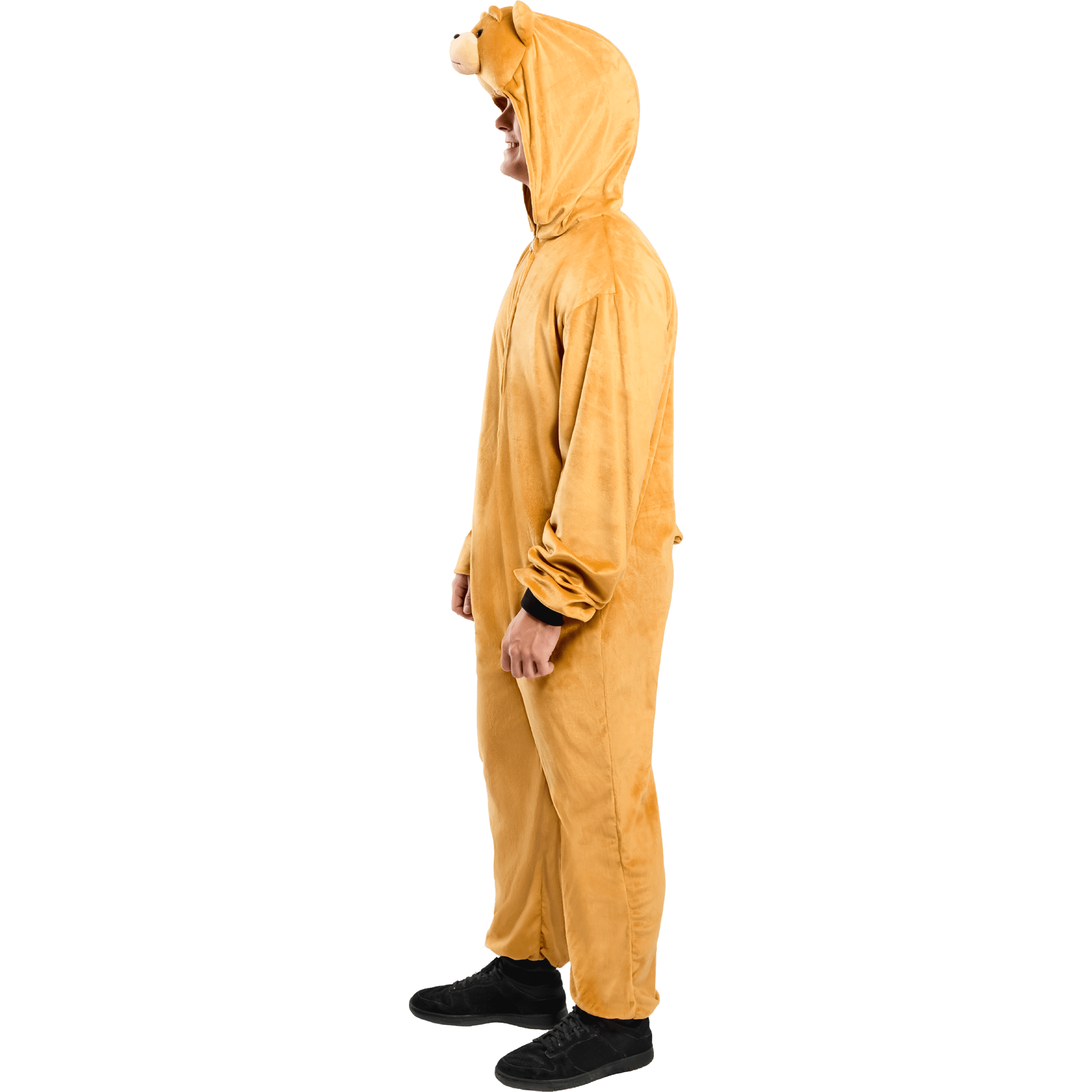 Bear Halloween Costume for Adults, Brown, Unisex Adult Size S (28-34), by Way to Celebrate