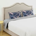 thumbnail image 3 of Yayeee Pillowcase Queen Size Set of 2 Satin Wrinkle Resistant Pillow Case, Black Stripes, 3 of 7
