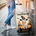 thumbnail image 3 of Happy Halloween Devon Rex Witches Hat Pumpkin Carving Travel Luggage Cover Cat Lover Kitten Owner Gifts Suitcase Dust Protective Decor - 02019, 3 of 5