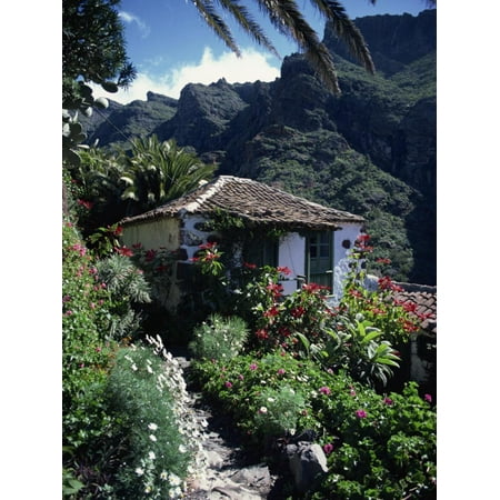 Small Village House in Masca, Tenerife, Canary Islands, Spain, Europe Print Wall Art By Tomlinson