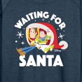 thumbnail image 3 of Toy Story - Waiting For Santa - Women's Lightweight French Terry Long Sleeve Shirt, 3 of 5