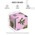 thumbnail image 2 of Tissue Box Cover, Cactus aloe vera Leather Tissue Box Holder - Tissue Case Facial Paper Organizer for Bathroom, Vanity Countertop, Tabletop, Car, Night Stands,, 2 of 5