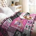 thumbnail image 5 of Flamingo Gifts for Women Girls Flamingo Blanket Just A Girl Who Loves Flamingos Gifts for Flamingo Lovers Super Soft Flannel Flamingo Throw Blanket 50"X40", 5 of 5