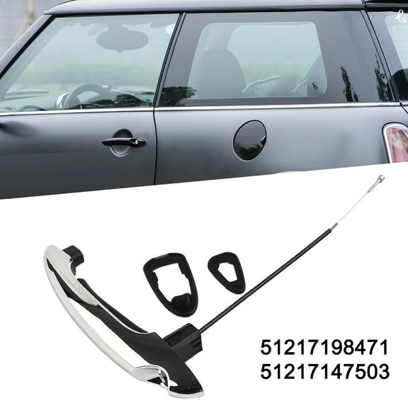 ZHIMAO Outside Door Handle Front Left For BMW For Mini For Cooper R50 R52 R53 R55-R59 2002-2015 51217198471 Car Auto Truck Parts Access