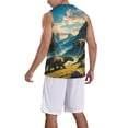 thumbnail image 2 of Xecao Valley River Dinosaur print basketball shirt for both men and women, a unisex basketball jersey perfect for theme parties-XX-Large, 2 of 6
