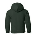 thumbnail image 3 of Heavy Blend Youth Hooded Sweatshirt, M, Forest, 3 of 3