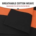 thumbnail image 5 of iOhouze Outdoor Rugs Orange and Black Striped Area Rug 4x6 ft Washable Indoor Outdoor Cotton Floor Carpet Rug Fall Rugs, 5 of 8