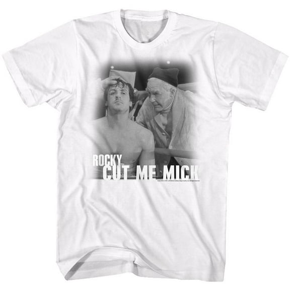 Rocky Rock And Mick White Adult T-Shirt 5Xl