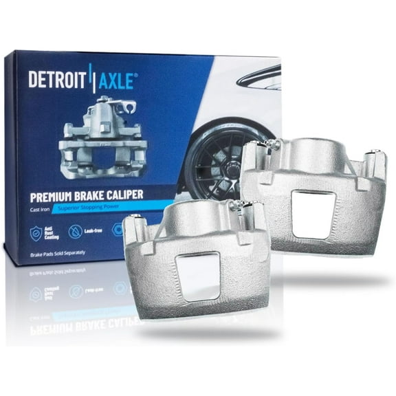 Detroit Axle - Front Disc Brake Calipers Replacement for 1991 1992 1993 1994 1995 1996 1997 1998 Buick Skylark Pontiac Grand Am - 2pc Set