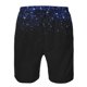 thumbnail image 3 of Fotbe Black Blue Glitter Sparkles Trajes de Baño Estampados para Hombre, Shorts de Verano de Secado Rápido, Ropa de Playa, Bañadores-XX-Large, 3 of 6