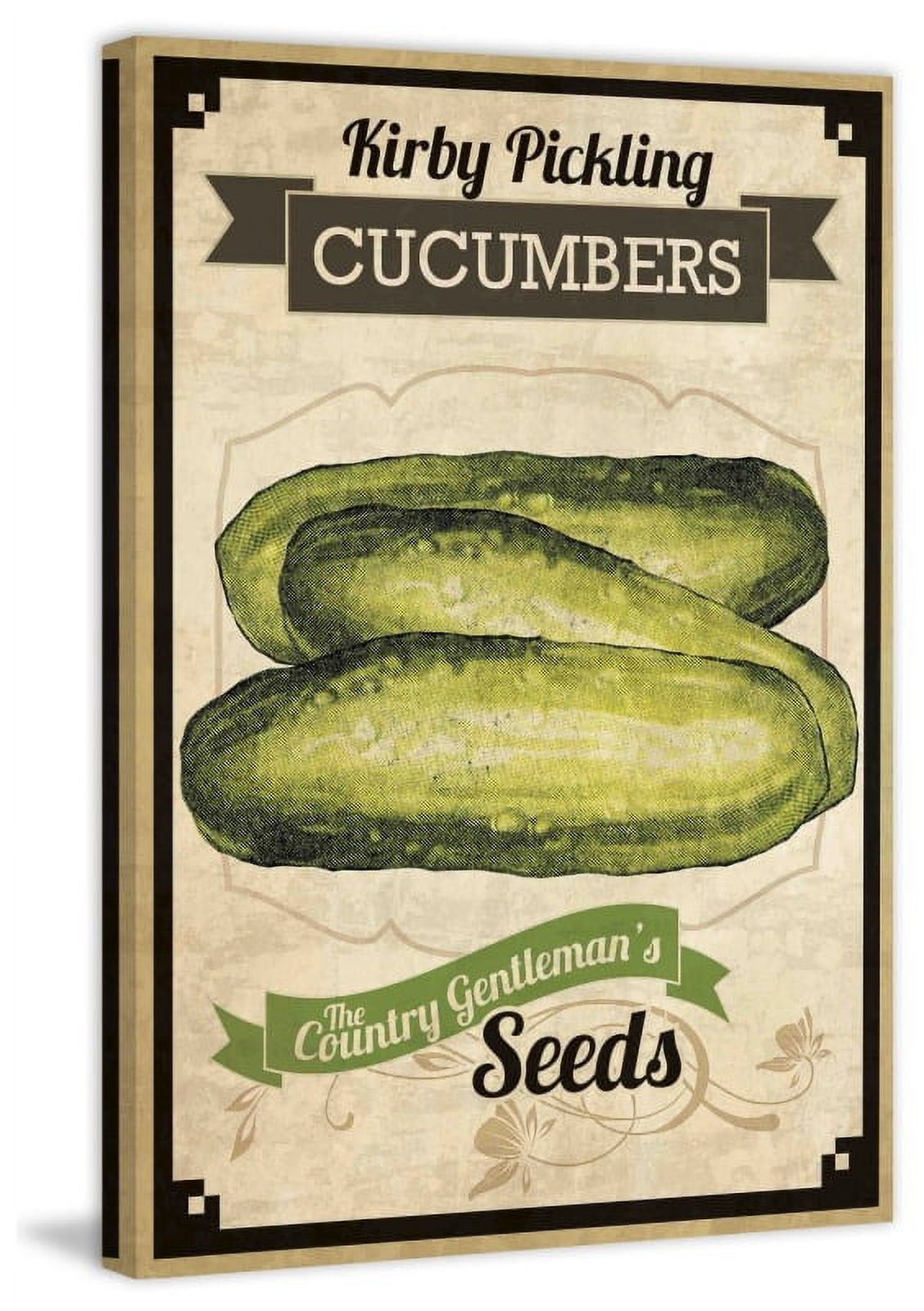 Marmont Hill "Seed Packet Pickle" Painting Print on Canvas
