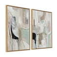 thumbnail image 4 of Kate and Laurel Sylvie Beaded Whispers of a Distant Land 1 and 2 Vintage Framed Canvas Wall Art Set by Nikita Jariwala, 2 Piece Set 28x38 Beaded Natural, Modern Abstract Painted Art Set for Wall, 4 of 8