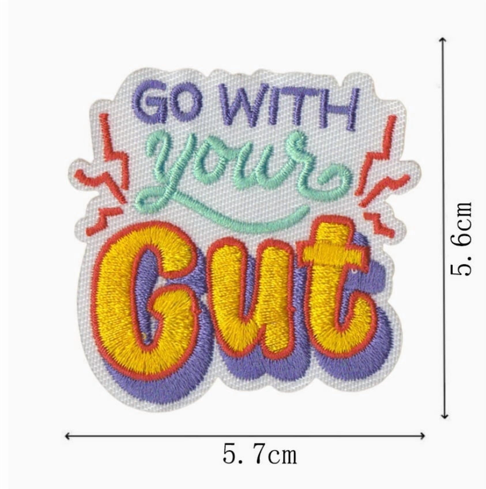 22pcs Embroidered Cloth Patches for Clothes Decoration - Iron-On Letter Patches Set