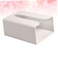 thumbnail image 4 of Niceauty White Wall Mounted Tissue Holder Tissue Box Storage Rack for Bathroom Accessories, 4 of 8