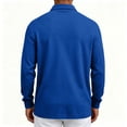 thumbnail image 3 of FGVCTG Men's Golf Polo Shirts Casual Long Sleeve Lightweight Pullover Top Soft Breathable Golf T-Shirt for Daily Wear Royal Blue S, 3 of 6