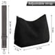 thumbnail image 4 of Bolso Prite Corduroy para mujer con cremallera negro, 4 of 7
