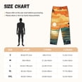 thumbnail image 4 of JUNZAN Tropical Sunset Paradise Women's Pajama Pants Drawstring Comfy Sleep Bottoms with Pockets-, 4 of 7