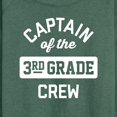 thumbnail image 3 of Instant Message - Captain Of The 3Rd Grade Crew - Women's Lightweight French Terry Long Sleeve Shirt, 3 of 6