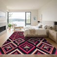 thumbnail image 3 of ODIKA 5'x7' Machine Washable Non-Slip Area Rug, Aztec Black High Traffic Rug, Black, 1014817, 3 of 7