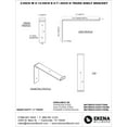 thumbnail image 2 of Ekena Millwork 2"W x 12"D x 7 3/4"H Steel Truss Shelf Bracket, White Primer, 2 of 11