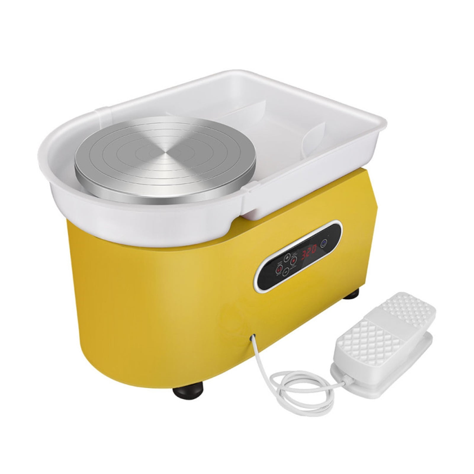 Advanced Ceramic Wheels With Dual Control Liquid Crystal Display, Detachable Basin For Professional Ceramic Crafts For DIY Clay ,Wide Ranging Usage
