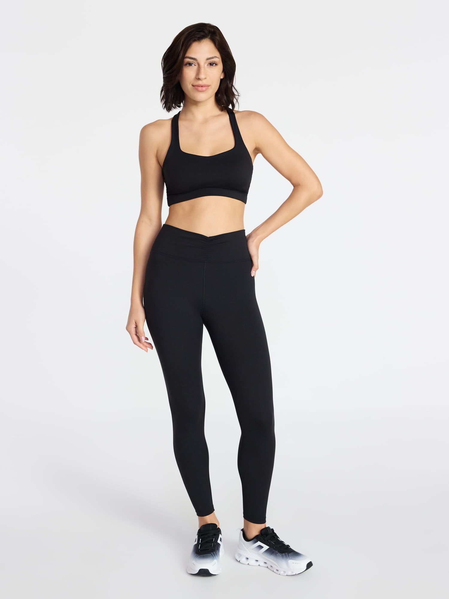 Avia Women's Cinched Ballet Leggings, Sizes XS-XXXL