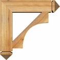 thumbnail image 3 of Ekena Millwork 4"W x 20"D x 24"H Westlake Traditional Rough Sawn Bracket, Western Red Cedar, 3 of 4