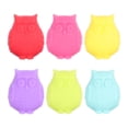 thumbnail image 1 of 6 Pcs Identifiants de Tasses à Vin en Silicone Marqueurs de Tasses à Boissons (Couleur Mixte), 1 of 6