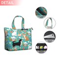 thumbnail image 2 of Chihuahua and Flower Florals Travel Tote Bags for Women Carry On,Large Weekender Bags for Women Travel,Multi Functional Duffle Bag for Work,Shopping,Sports, 2 of 5