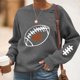 thumbnail image 1 of TaTaai Women Crew Neck Baseball Print Long Sleeve Drop Shoulder Hoodie Casual Fashion Top Ladies Daily Lounge Work Wear Soft Warm Breathable No Fading Versatile Top Gift, 1 of 4