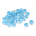 thumbnail image 2 of Frasco de 5 gramos, 50 piezas, contenedor vacío de muestra cosmética, plástico, bote cuadrado con Azul, 2 of 9