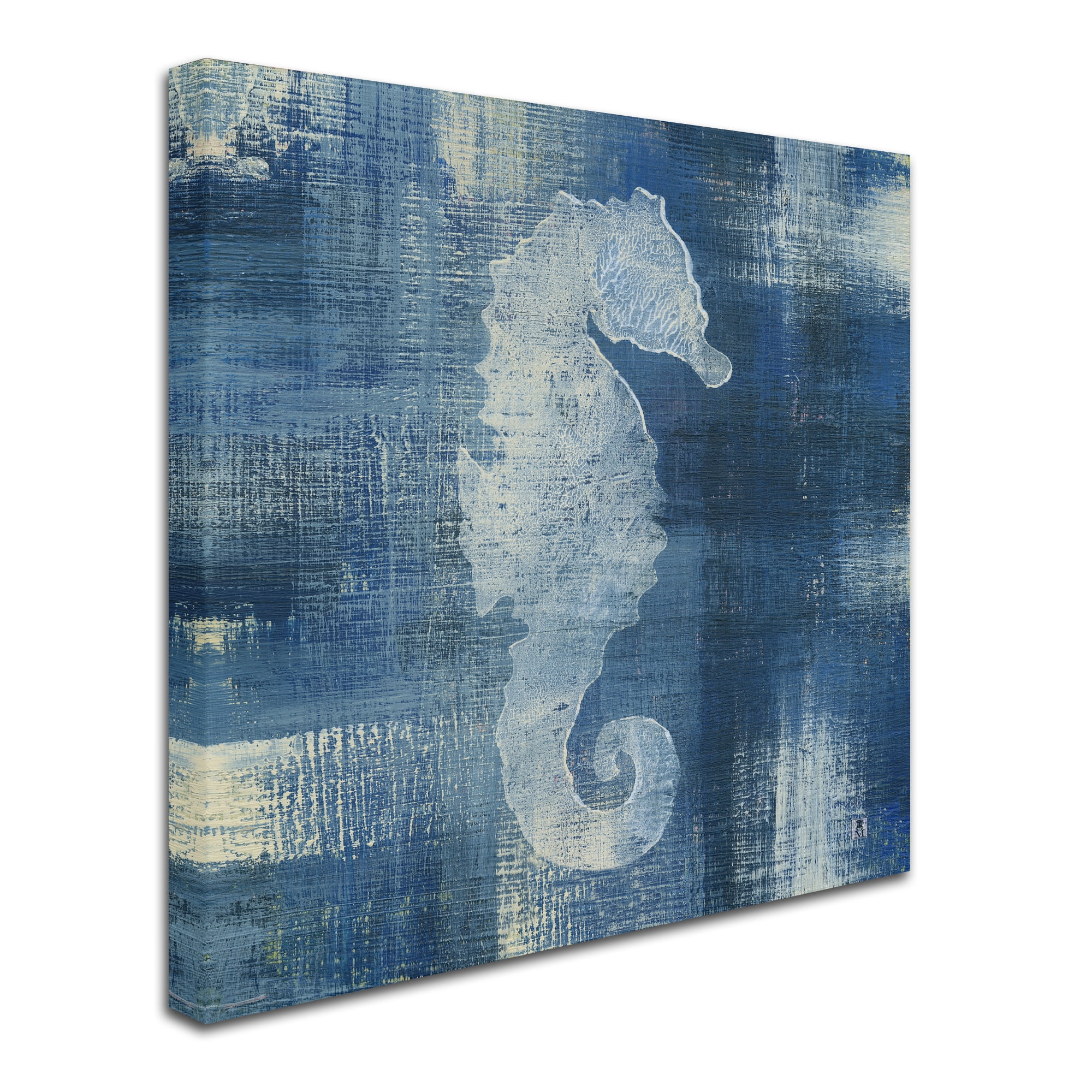 Trademark Fine Art 'Batik Seas I' Canvas Art by Studio Mousseau