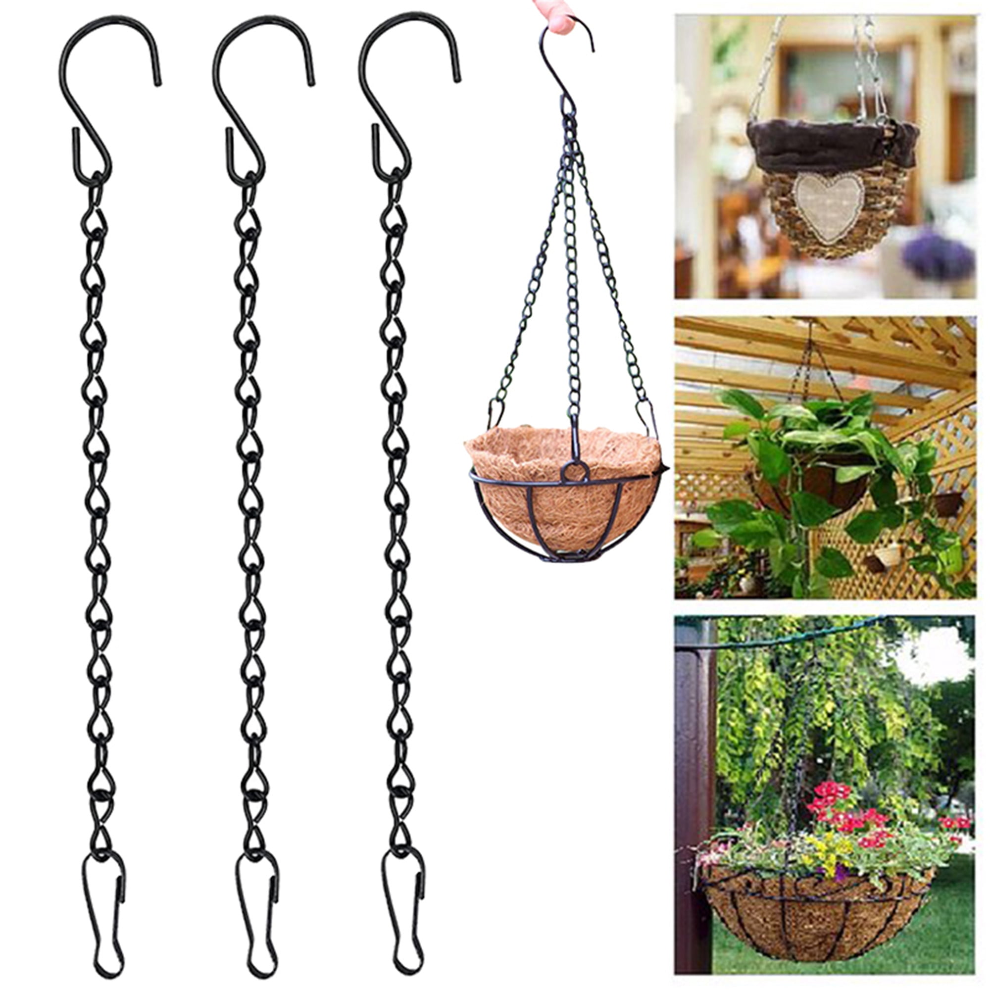 Hanging Chain For Bird Feeders, Planters, Fixtures, Lanterns, Suet Baskets,  Wind Chimes and More! Outdoor / Indoor Use… – 1337nih