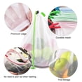 thumbnail image 3 of 16 Pcs Mesh Small Toy Bags for Storage, 3 Sizes Reusable Mesh Drawstring Produce Bags Puzzle Bag, 3 of 7